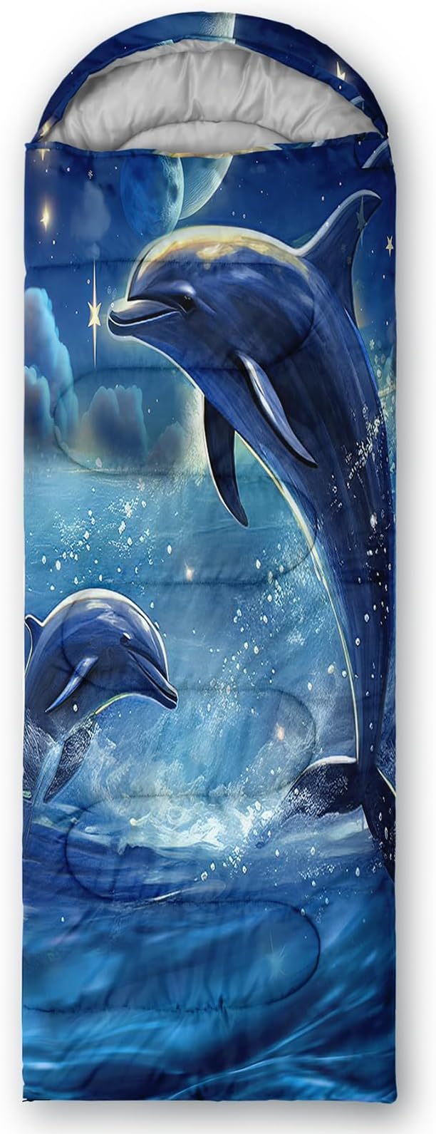 AILONEN Boys Sports Camping Sleeping Bags,Lightweight & Waterproof,3 Season Warm & Cool Weather,Black Player Basketball Sleeping Bags for Kids Adults,Travelling,Outdoors