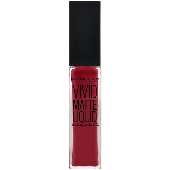 Maybelline New York Color Sensational Vivid Matte Liquid Lipstick, Red Punch, 0.26 fl. oz.