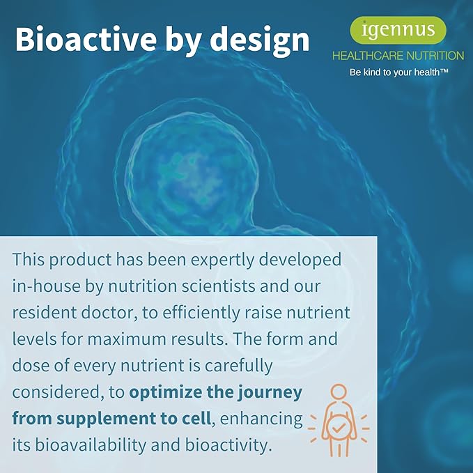 Igennus High Strength Triple Vitamin K Complex 2700 mcg, Vitamin K1 & K2 (MK-4 & MK-7), Advanced Bioactive Forms, Bone & Cardiovascular Support, Clean Label, Vegan, 90 Capsules