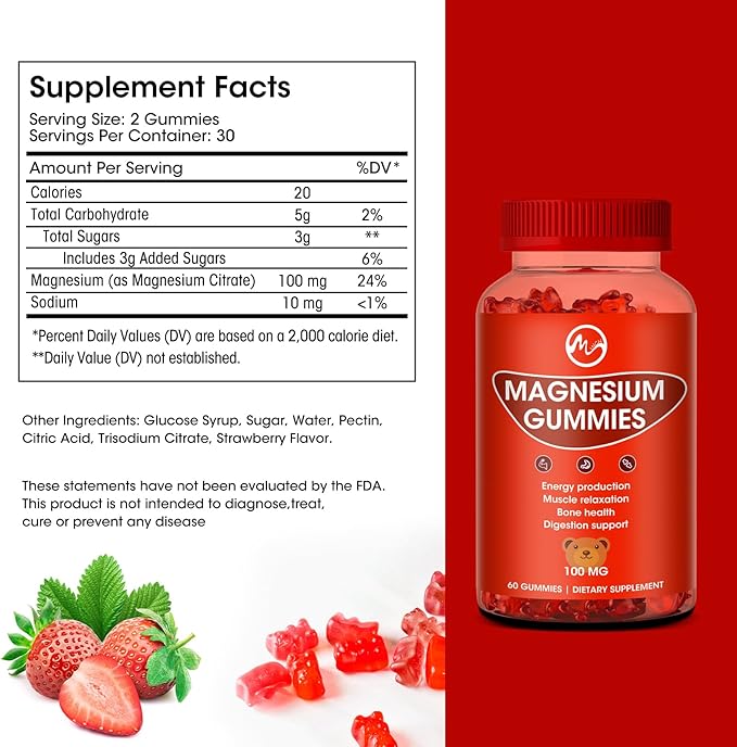 Vasaka Magnesium Gummies 2 Pack