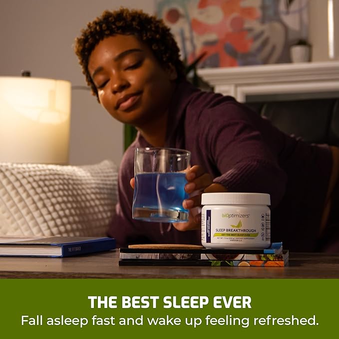 BiOptimizers Sleep Breakthrough - Tropical Dreams & Blueberry Dreams Flavor Bundle - 405g