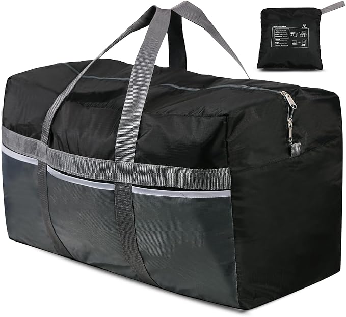 REDCAMP Foldable Travel Bag, Large Sports Bag, 75L/96L/100L, Lightweight Waterproof Tote Bag