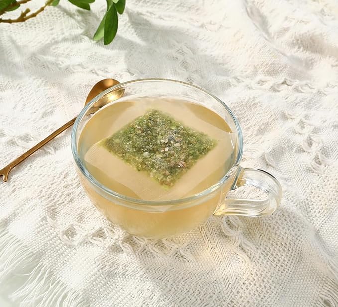 Premium 100 Bitter Melon Tea Bags, Made with 100% Pure Natural Bitter Melon, No Additives & Caffeine Free & No Sugar Added.