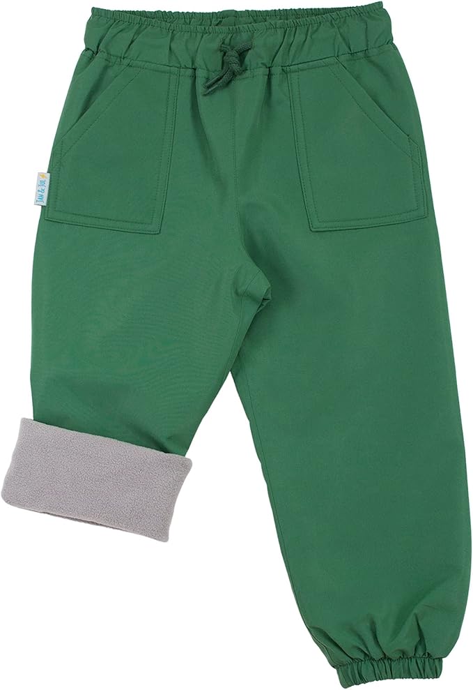 JAN & JUL Waterproof Fleece Lined Snow and Rain Pants for Toddlers and Kids