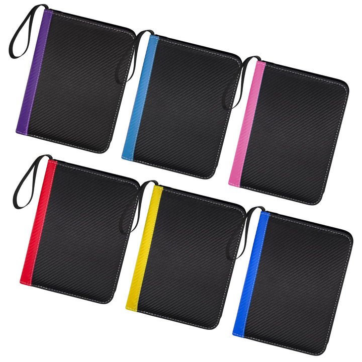 MaoKea Card Binder For Card 4-Pocket Sleeves with 440 Cards Holder,Game Collection Binder Card Holder Of Fit for TCGcard album,game card Yugioh Trading Sports Cards (Blue and black)