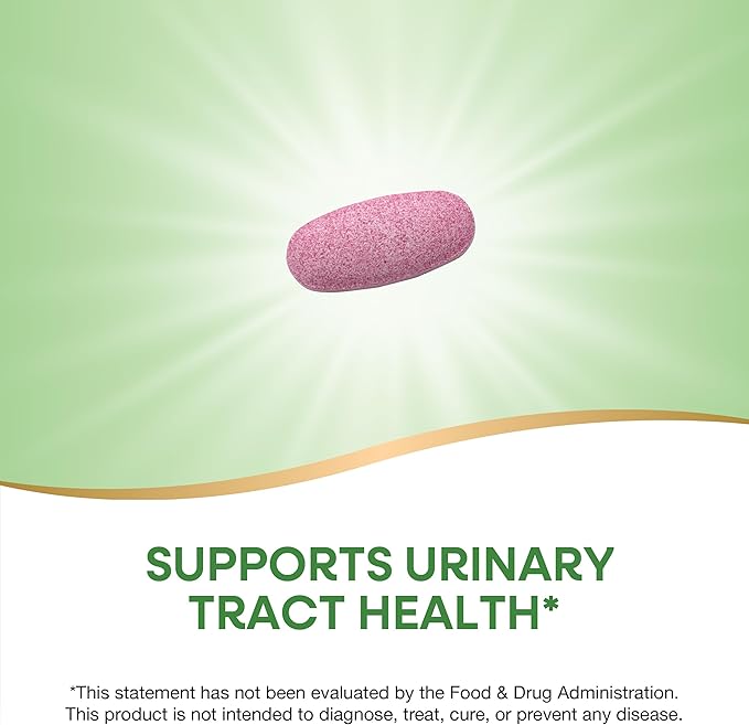 Nature's Way Cranberry Premium Blend, Supports Urinary Tract Health*, With Vitamin C, For Men & Women, No Gluten, 120 Tablets (Packaging May Vary)