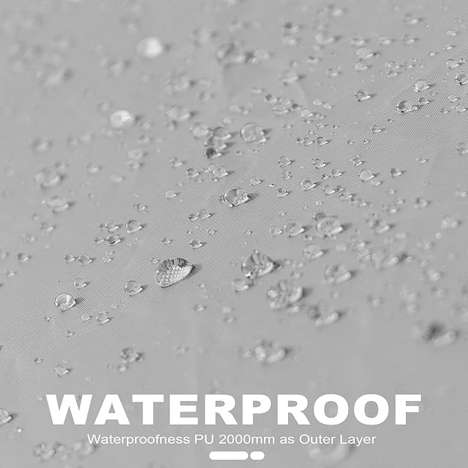 8 Person Tent for Camping, Waterproof Windproof Family Tent with Rainfly, Divided Curtain Design for Privacy Space, Portable with Carry Bag