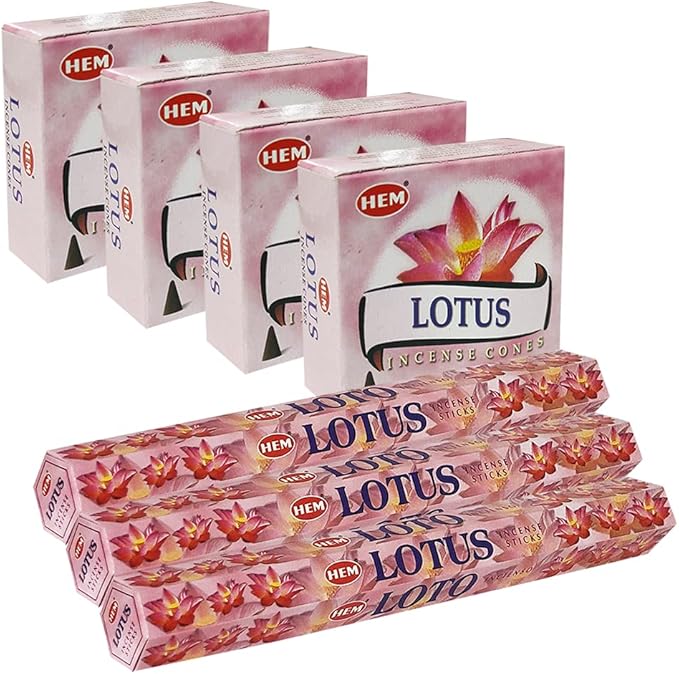 Lotus Incense Sticks and Cone Incense Holder Variety Pack Bundle insence insense insienso