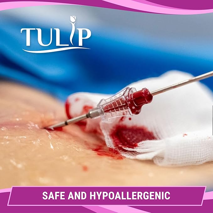 400 Gauze Pads 4x4 4-Ply Non Woven Gauze Sponges - Non Sterile Dental Gauze & Esthetic Wipes - Soft All Purpose Medical Gauze Squares for First Aid Kit, Surgical, Wound Dressing by Tulip