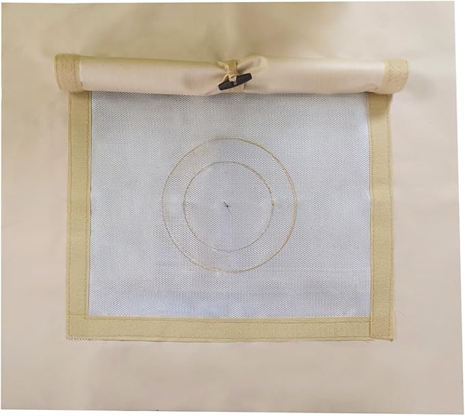 DANCHEL OUTDOOR Stove Jack Kit for Tent with Rain Flap Cover for Dia. 4''/5.85'', Fire Resistant Wood Stove Hole for Canvas Tent Hot Tent Chimney, Side Wall A/C 4 Season