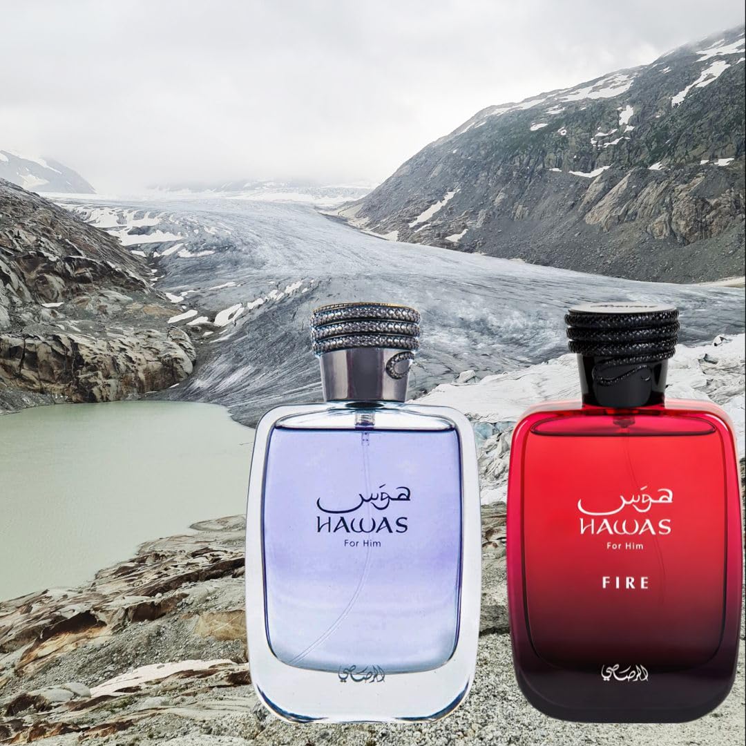 RASASI Hawas Ice Eau de Parfum for Men | 100ml | Premium Arabian Fragrance