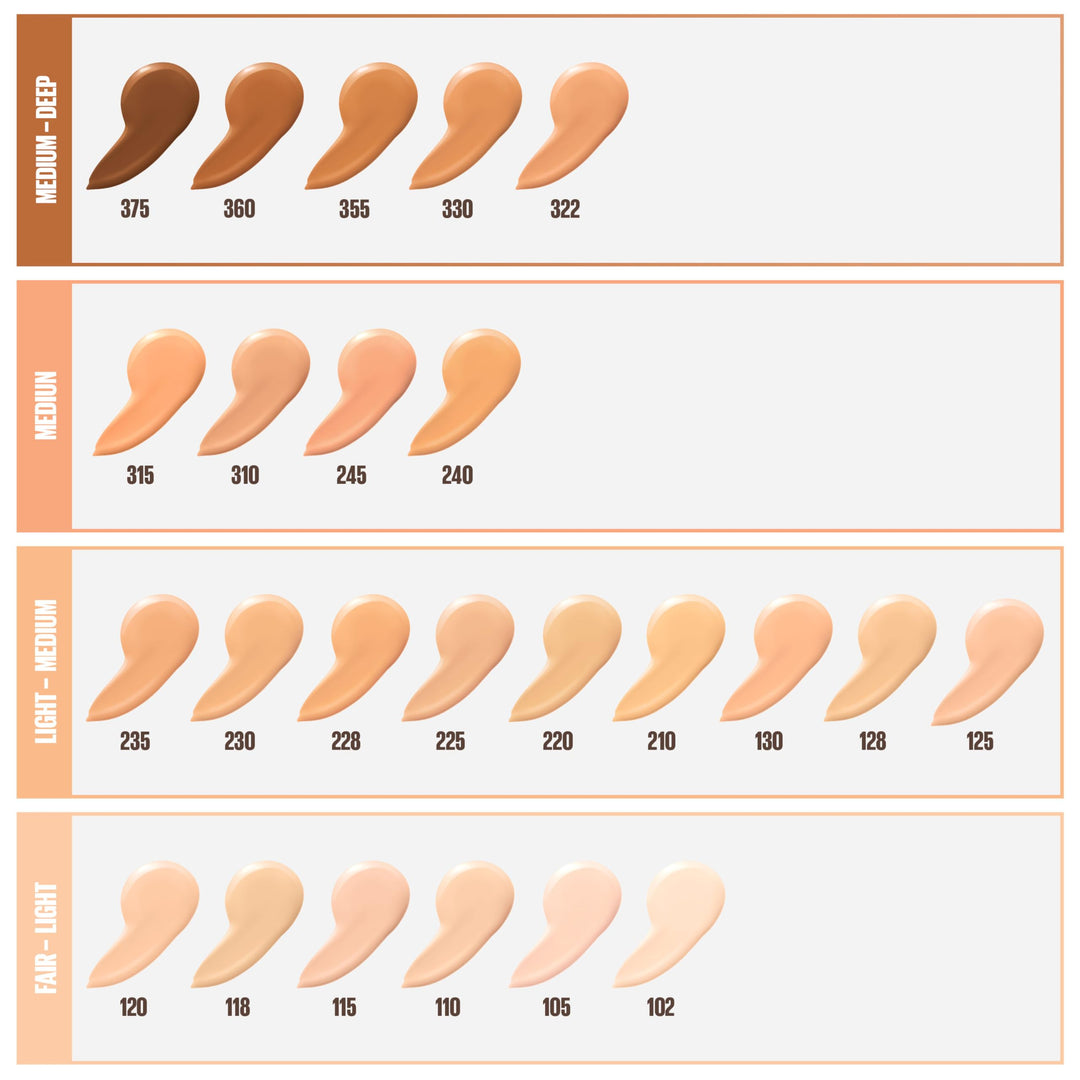 Maybelline Fit Me Dewy + Smooth Foundation, Mocha, 1 fl. oz. (Packaging May Vary)