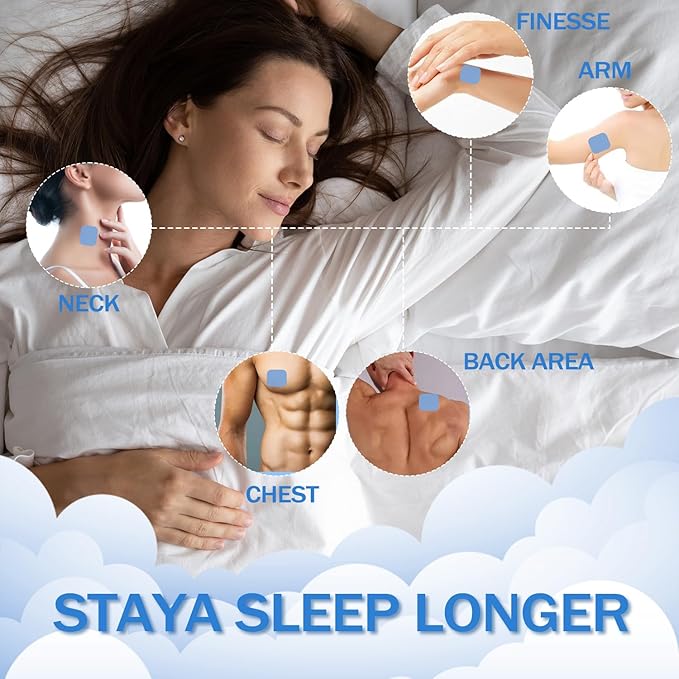 Sleep Patches for Adults Extra Strength,60 Pack Deep Sleep Patching for Women and Men, Natural Ingredients, Skin-Friendly, Sweet Dream Patches