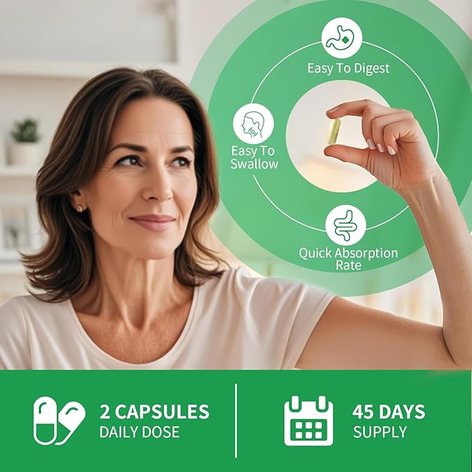 Liver Support Supplement with Milk Thistle Extract with Silymarin, Glutathione, Dandelion, Artichoke - Liver Cleanse Detox Repair, Antioxidant Support- 90 Capsules