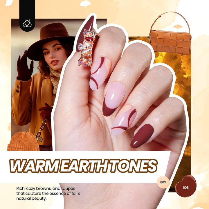 45 Colors Gel Nail Polish Kit | UV Light & Nail Tools | Travel-Friendly Gift for Women