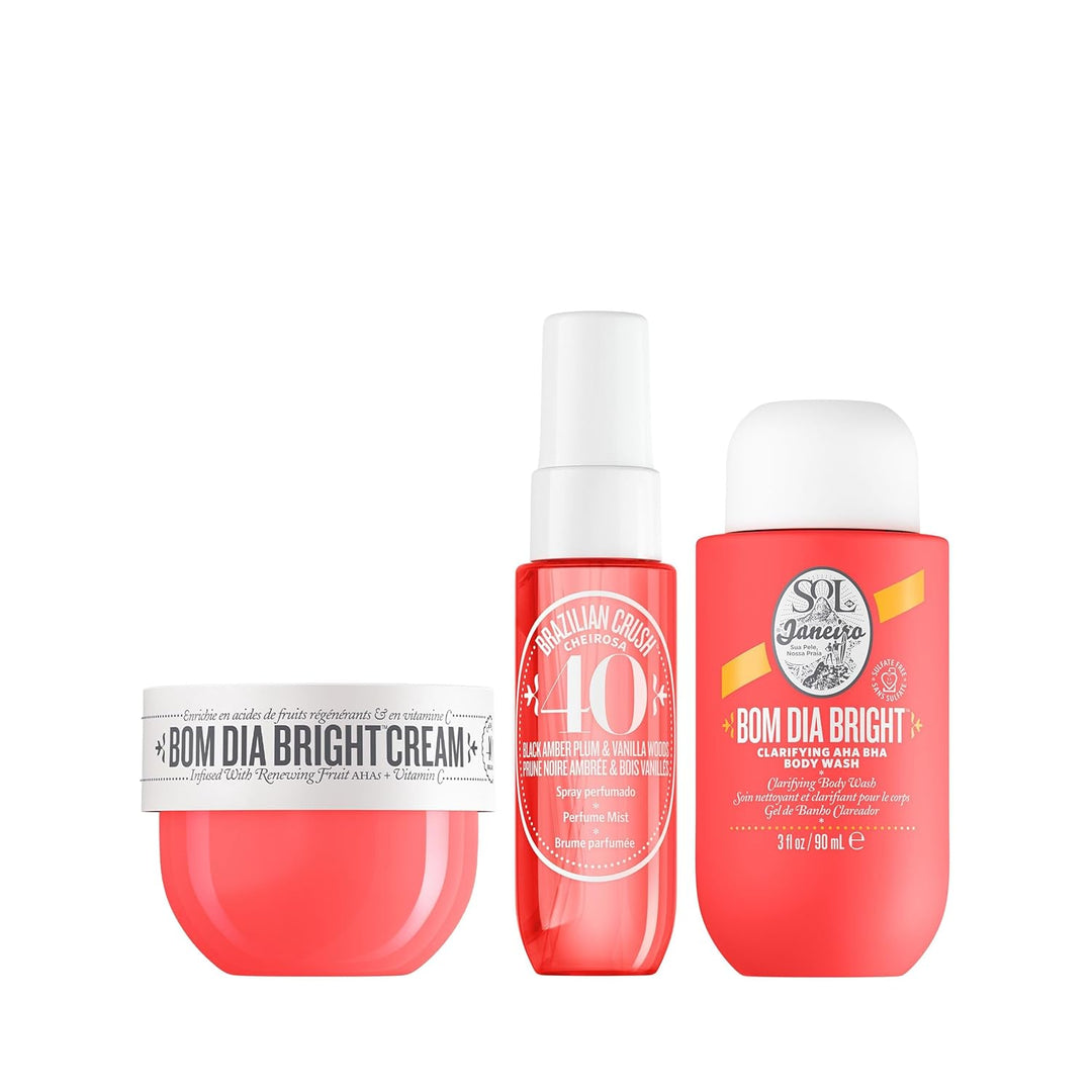 SOL DE JANEIRO Jet Set | Travel-Size Body Care Set | Tropical Fragrance