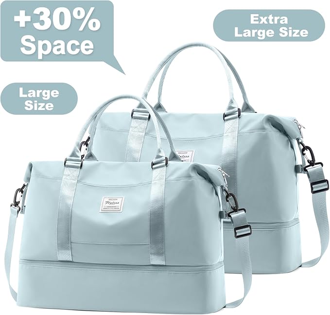 Travel Duffel Bag,Sports Tote Gym Bag,Shoulder Weekender Overnight Bag for Women