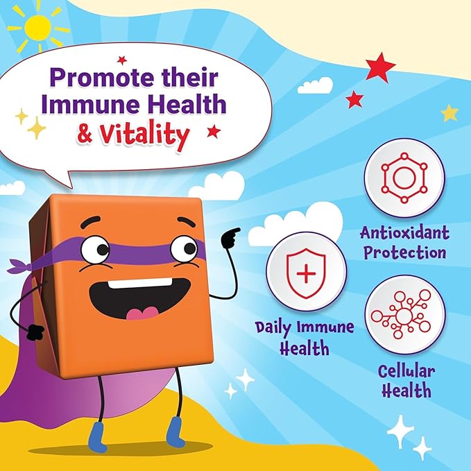 Immune Health Super Chews, Kids Immune Support Supplement with Vitamin D for Kids, Elderberry, Vitamin C, & Zinc, 2-Month Supply, Non-GMO, Apple Berry Flavor, 60 Soft Chews (Pack of 2)