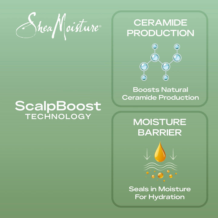 SheaMoisture Strengthening Scalp & Hair Oil Rosemary & Vegan Collagen to Promote Length Retention & Invigorate the Scalp, with ScalpBoost Technology, 2 oz