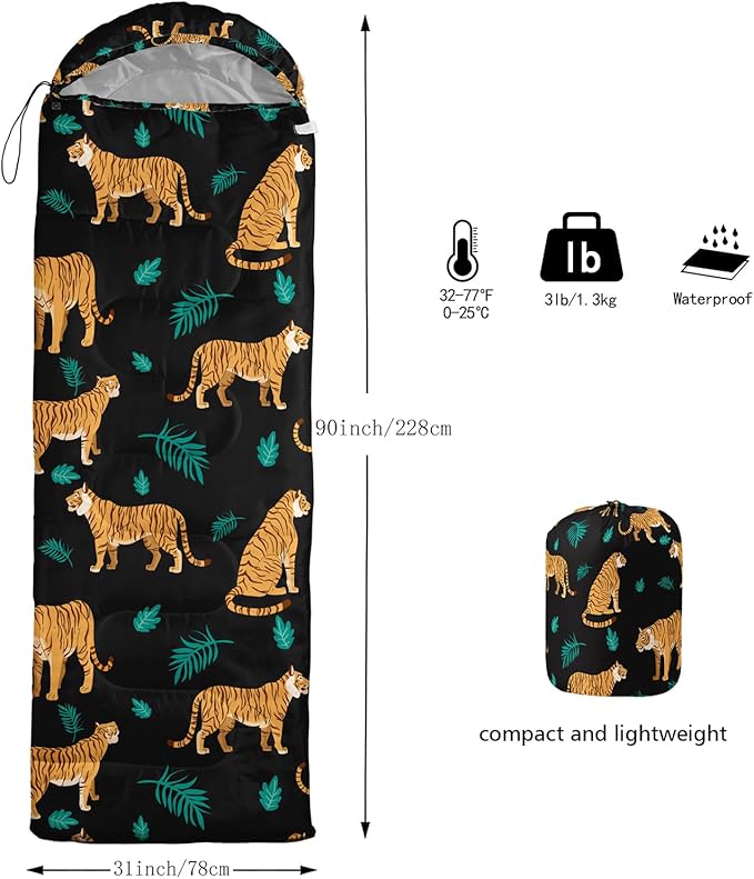 Axolotl Unicorn Sleeping Bag for Kids Boys Girls–Lightweight Warm Cold Weather Sleeping Bags,Waterproof Portable Sleeping Bag with Compression Sack for Camping Backpacking Outdoor Indoor