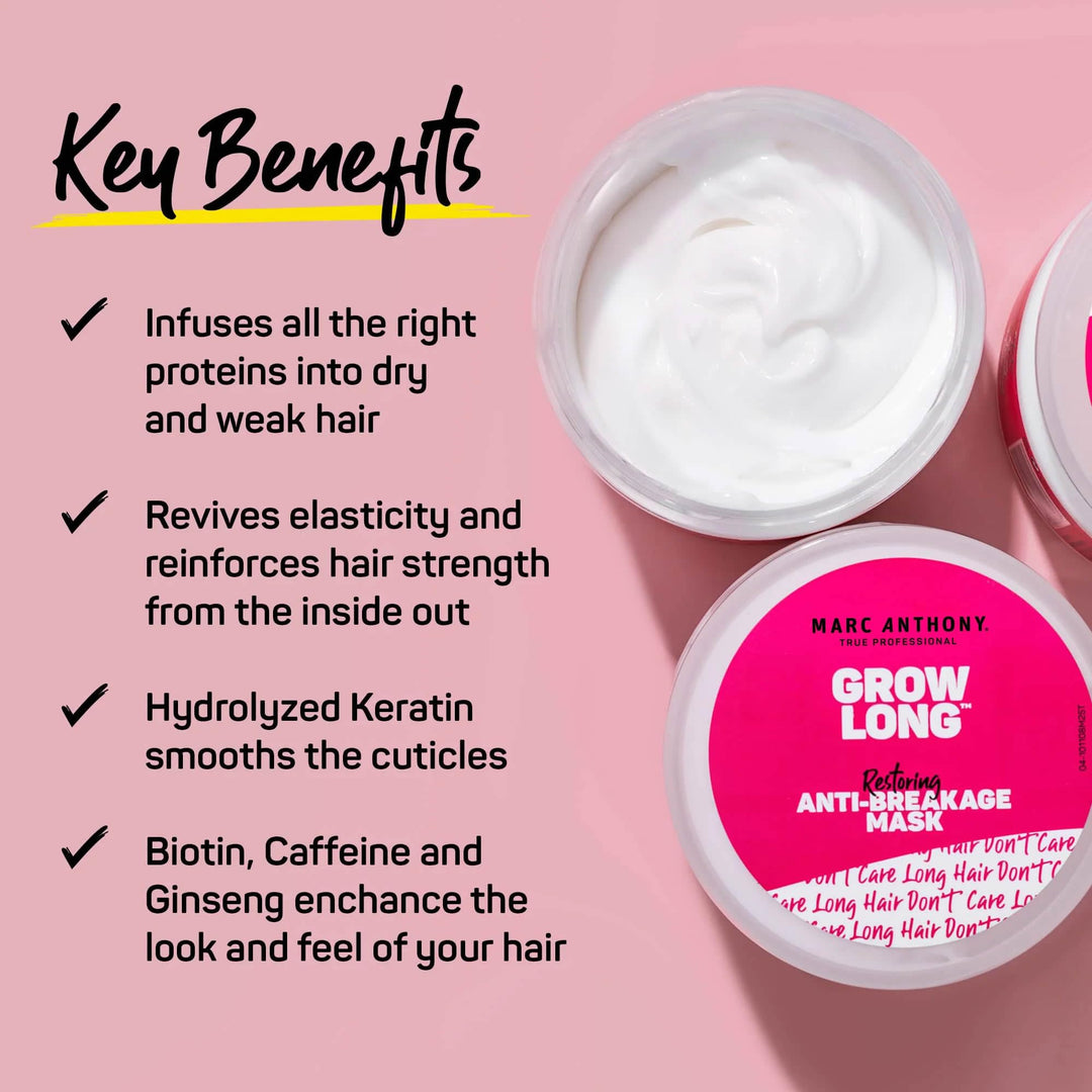 Marc Anthony Grow Long Hair Anti-Breakage Mask, 10.4 OZ