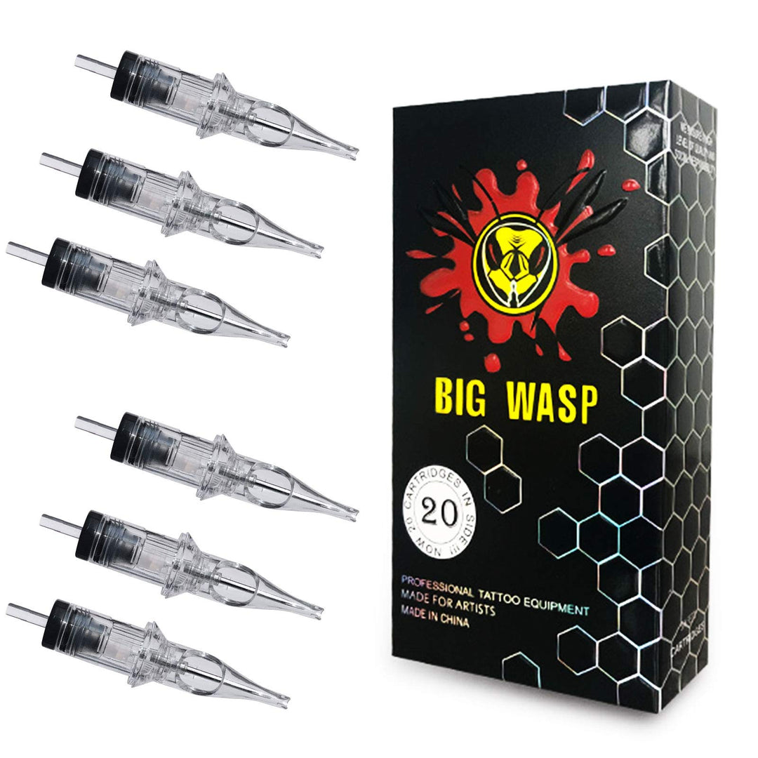 Bigwasp 4Th Generation Premium Tattoo Needle Cartridges #12 Standard 1 Round Liner (1Rl) 20Pcs