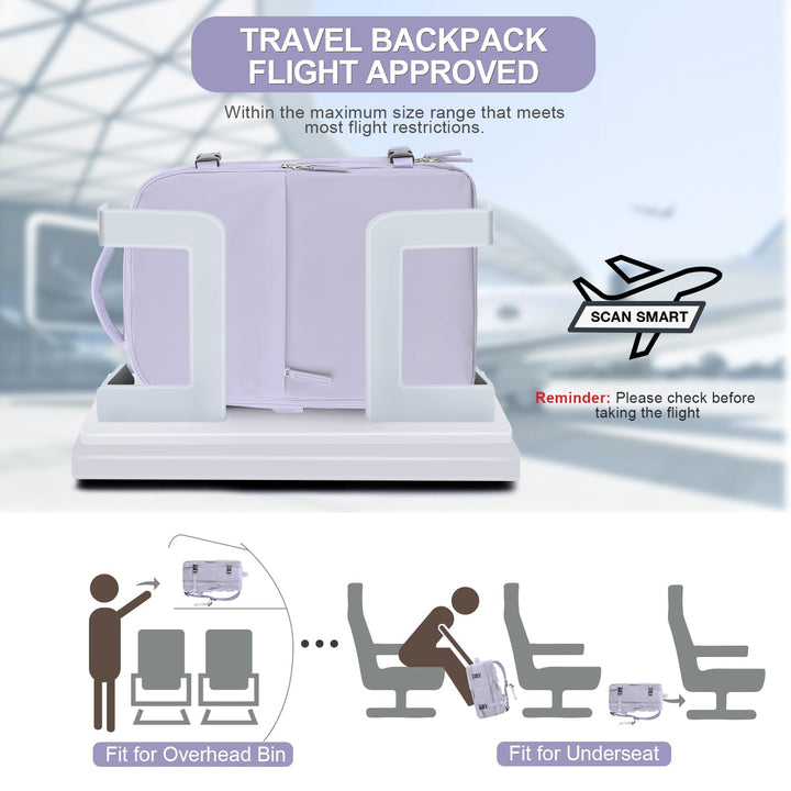 Extra Large Backpack For Traveling On Airplane Travel Backpack For Women Men Airline Approved Carry On Bags For Airplanes Gym Bag With Shoe Compartment Waterproof Laptop Backpack Hiking Backpack