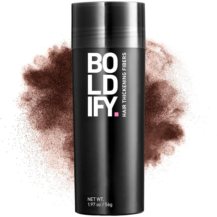 BOLDIFY Hair Fibers 12g | Dark Gray | Thinning Hair Solution for Men & Women
