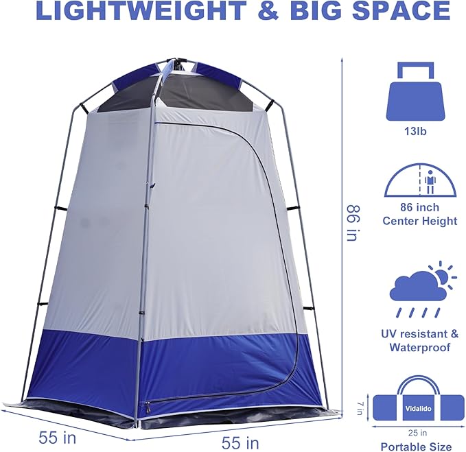 Outdoor Shower Tent Changing Room Privacy Portable Camping Shelters