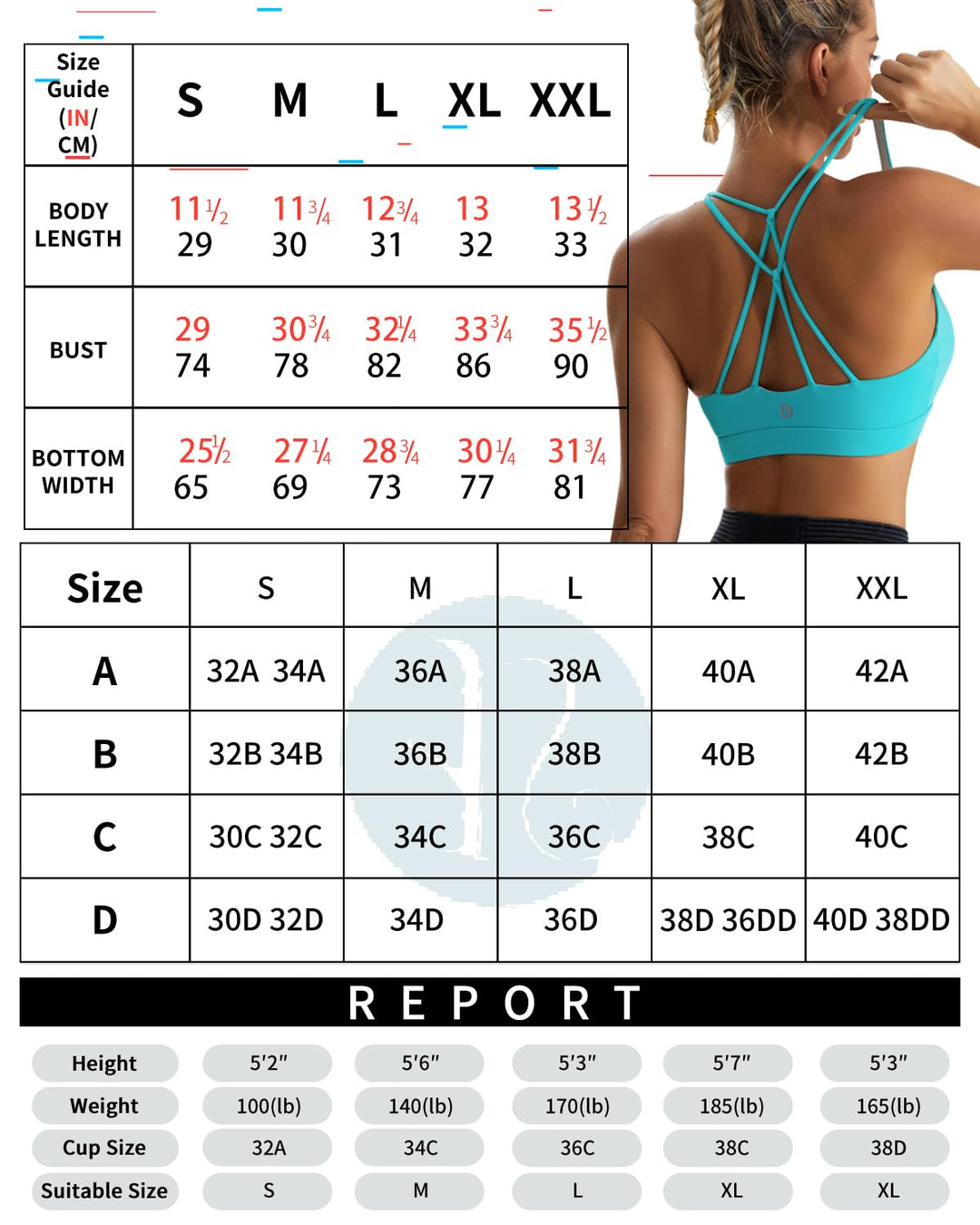 Sports Bras for Women,Padded Green Sports Bra Tank Top Sexy Crisscross Back High Impact Longline Workout Yoga Bra(WX2934Bright Green,S)