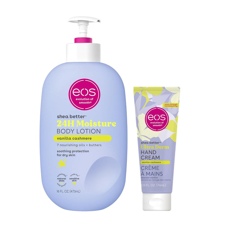 EOS Shea Better Hand Cream – Coconut Lotion for Instant Hydration | 2.5 oz (Pack of 2)