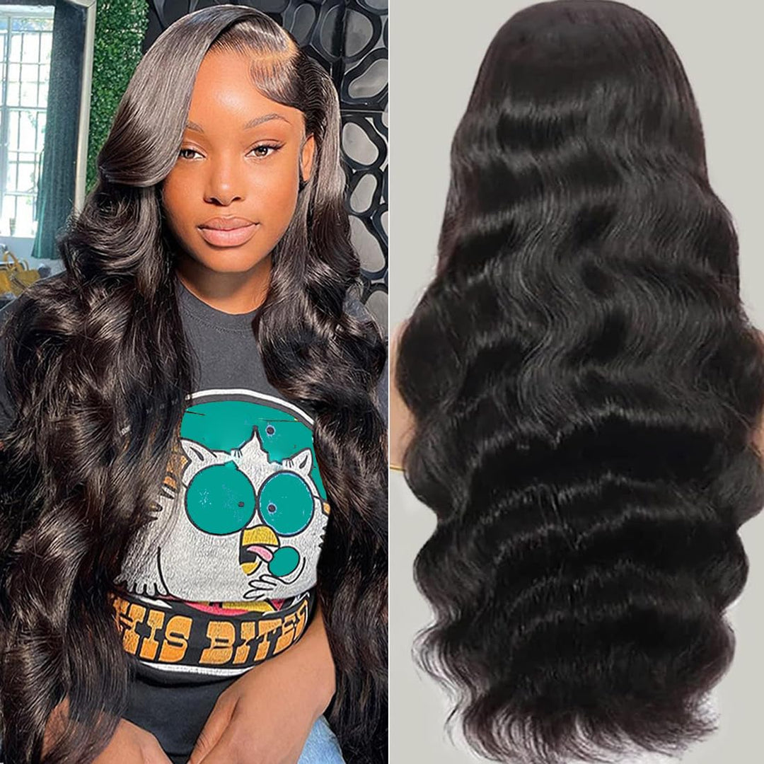 250 Density Hd Body Wave Lace Front Wigs Human Hair Pre Plucked 13X4 Wear And Go Frontal Wigs Human Hair With Baby Hair Glueless