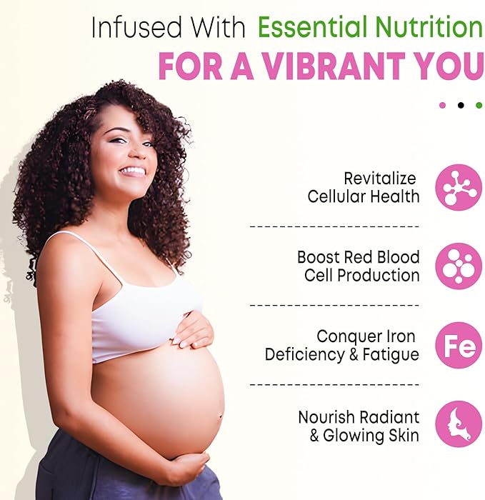 Vegan 2 Pack Iron Supplement Gummies for Women & Men, Anemia, Blood Builder & Energy Support for Iron Deficiency, with Vitamin C, A, B Complex, Folate, Beet Root, CoQ10, Zinc, Sugar Free, 120 Count