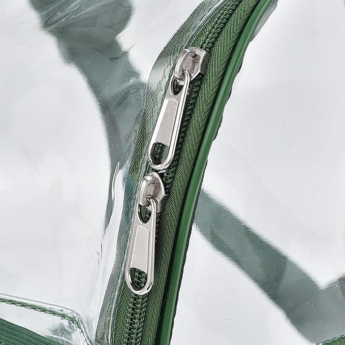 USPECLARE Clear Backpack for Stadium Approved 12×6×12, Water proof Clear Bag for Stadium Events and Concert Work Sport Event