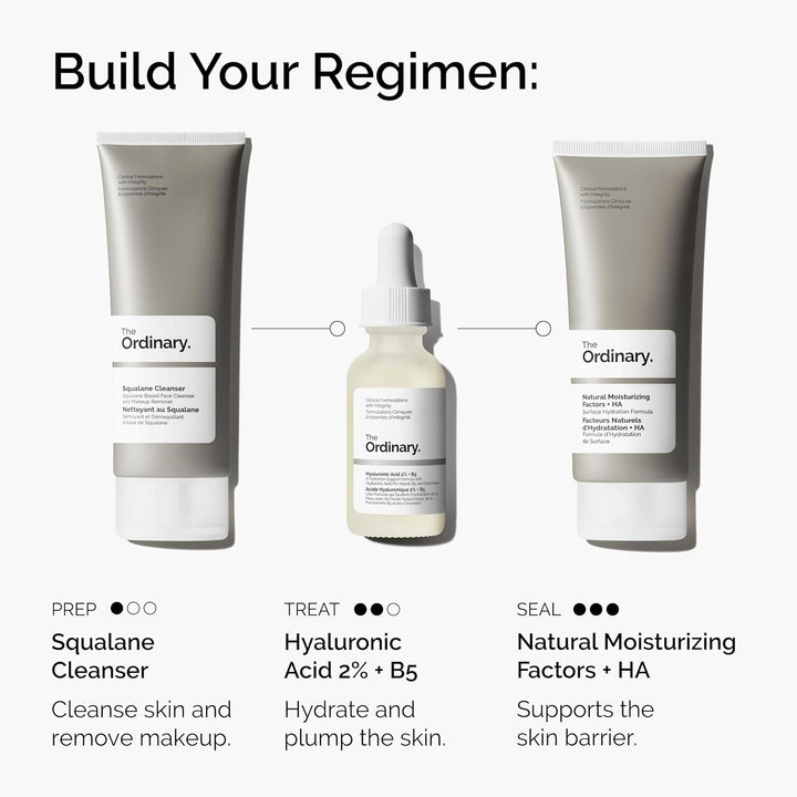 Hyaluronic Acid 2% + B5 Serum | Multi-Depth Hydration for Smoother Skin | 1 Fl Oz