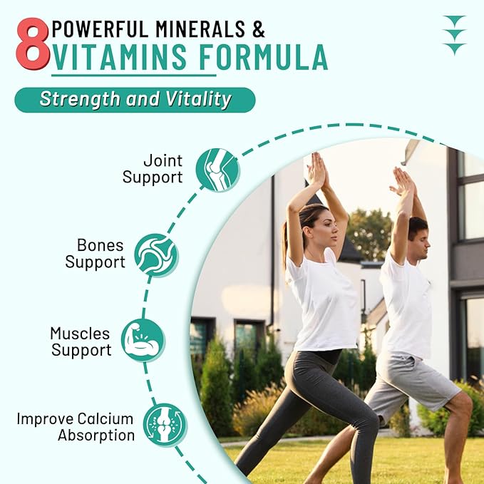 High Absorption Calcium Gummies, Calcium Magnesium Zinc with Magnesium Glycinate, Potassium, Vitamin D3 for Women & Men - Raspberry Flavored 120 Cts