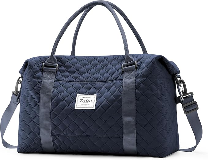 Travel Duffel Bag,Sports Tote Gym Bag,Shoulder Weekender Overnight Bag for Women