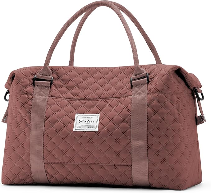 Travel Duffel Bag,Sports Tote Gym Bag,Shoulder Weekender Overnight Bag for Women