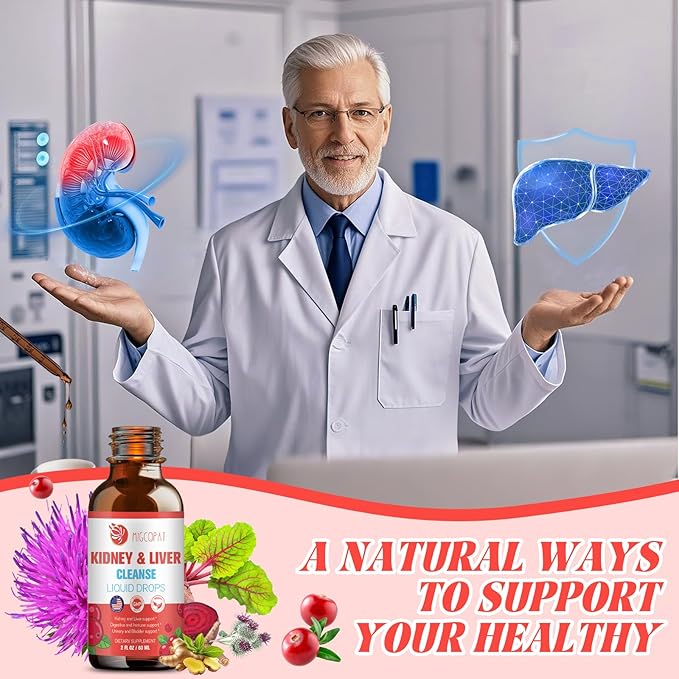 Kidney and Liver Cleanse Drops + Sugar Free Apple Cider Vinegar Gummies