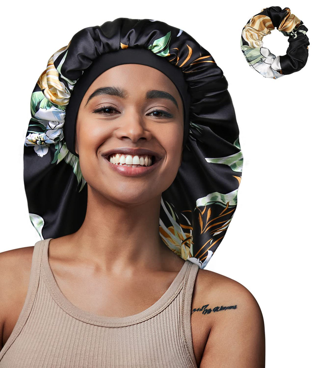 Long Night Caps For Sleeping Natural Hair Bonnet For Black Women