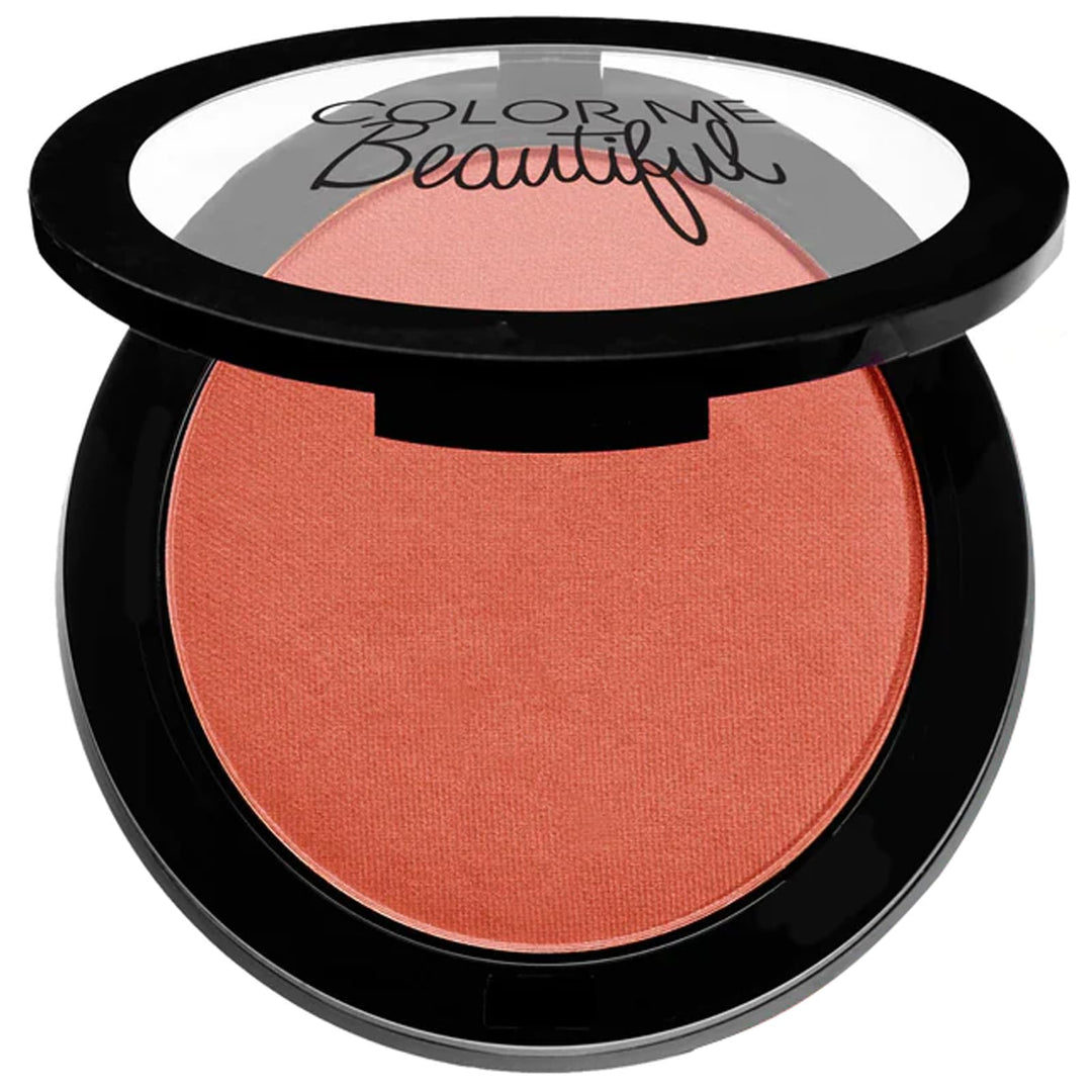 Color Pro Blush by Color Me Beautiful, Pressed Powder Blush with Buildable Coverage, Complexion Enhancing Makeup