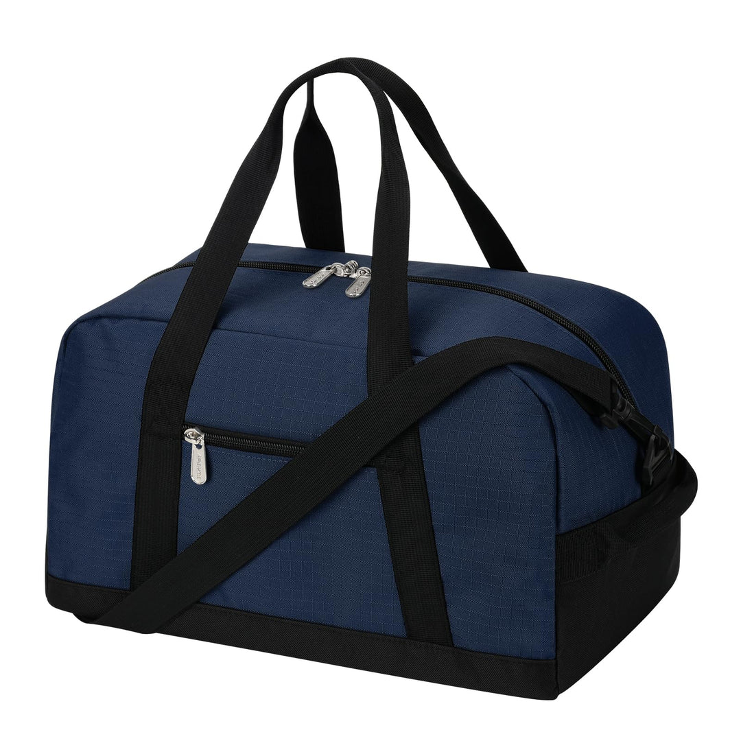 Apenze Small Gym Bag 14 inch lightweight Carry On Mini Duffel Bag for Travel Sport - Navy Blue