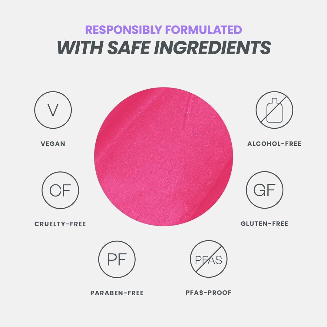 Wonderskin Wonder Blading Lip Stain Masque | Waterproof Pink Tint, Matte Finish