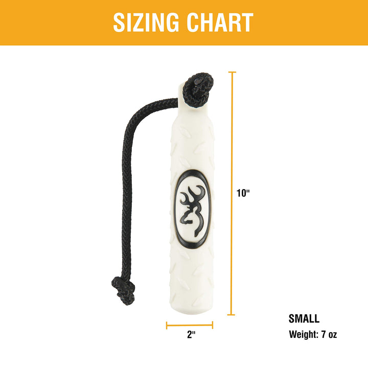Browning unisex adult Pet Toy Browning Hunting Dog Training Dummy Vinyl White Small, Vinyl Training Dummy (White), Small US