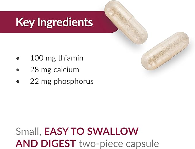 Bariatric Advantage Vitamin B1 thiamin - 100 mg Thiamin Mononitrate - Easy Digest - Designed for Bariatric Patients - Supports Energy Production* - Bariatric Supplement - 90 Count