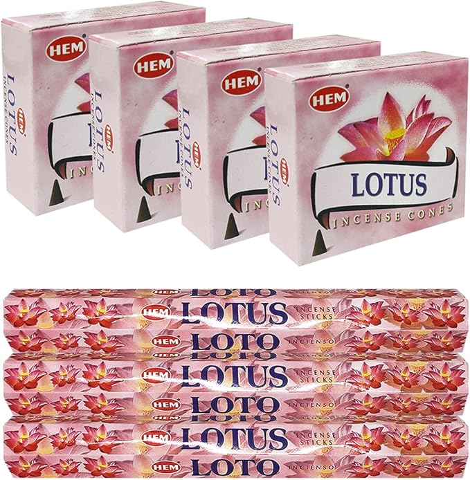 Lotus Incense Sticks and Cone Incense Holder Variety Pack Bundle insence insense insienso