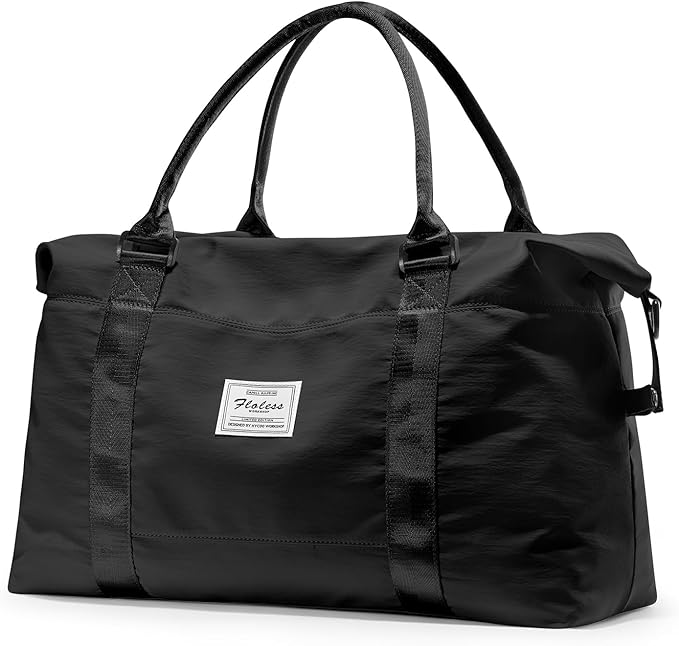 Travel Duffel Bag,Sports Tote Gym Bag,Shoulder Weekender Overnight Bag for Women