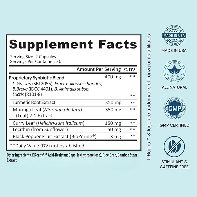 BB Company Provitalize | Probiotics for Women, Menopause | Joint Support, Sexy Midsection Curves, Digestive Health, Menopause Bloat | Turmeric Curcumin Moringa | Packaging Vary | 60 Ct