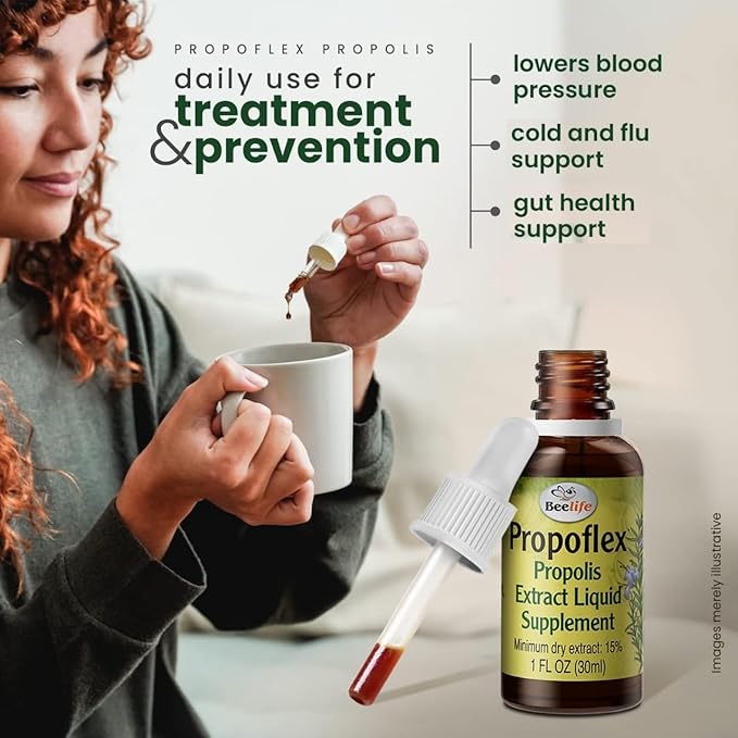 Beelife Brazilian Green Propolis Extract - 15% Extract Bee Propolis Tincture, High Artepillin-C Levels - Natural Antioxidant-Rich Liquid Supplement for Health - Natural Propolis Immune Support, 30ml