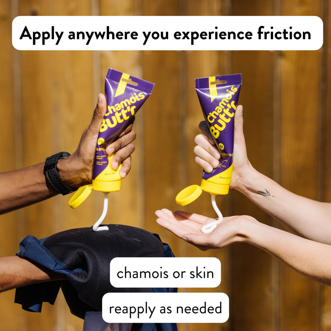 BodyGlide Original Anti Chafe Balm 2pk & Chamois Butt'r Original Anti-Chafe Cream Bundle
